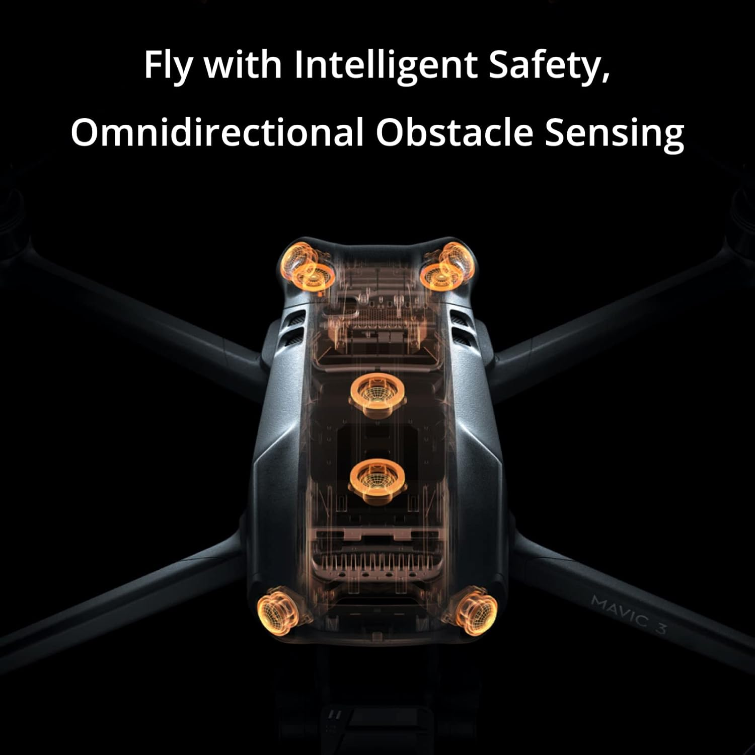 Fly with intelligent Safety.Omnidirectional Obstacle Sensing.