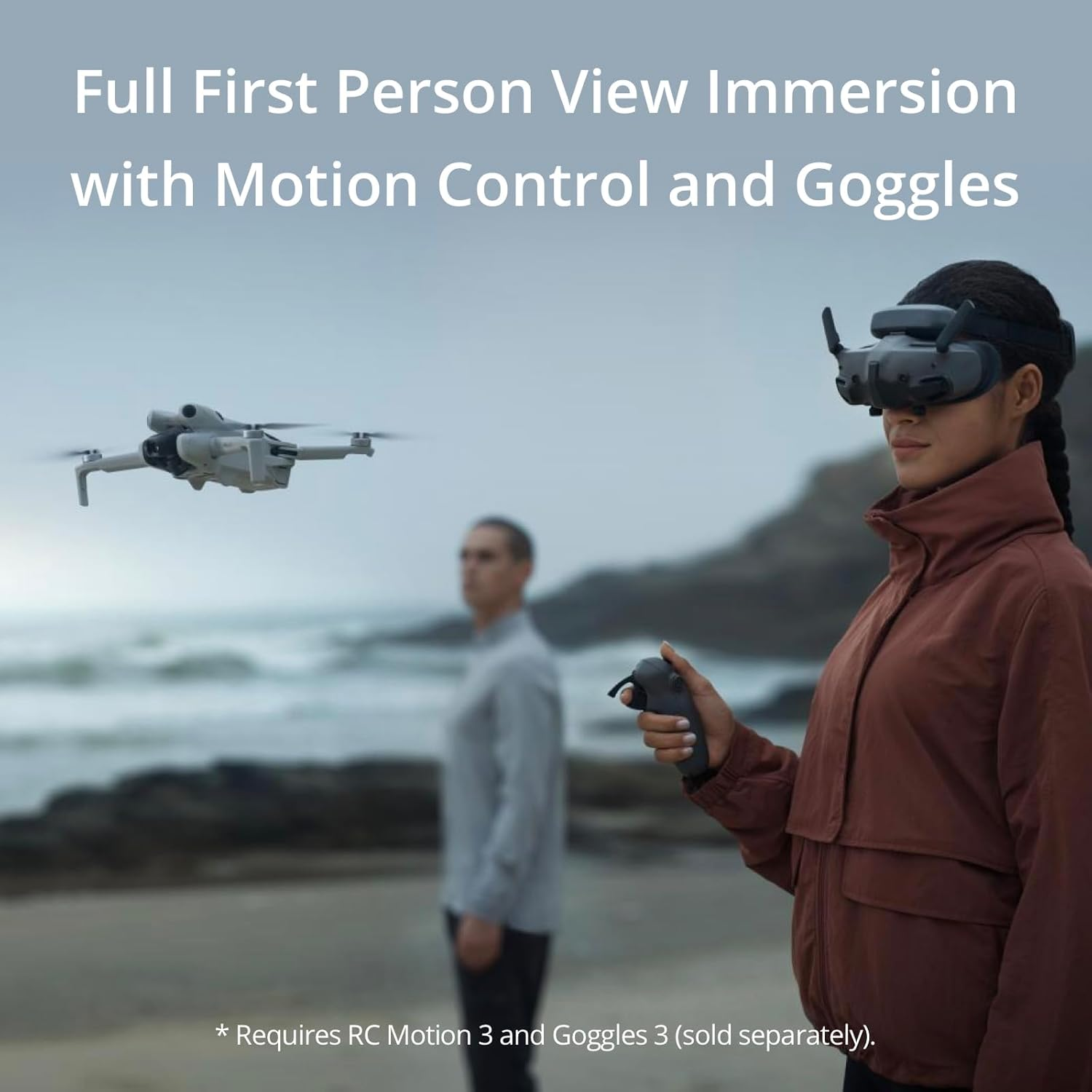 Full First Person View Immersion
with Motion Control and Goggles