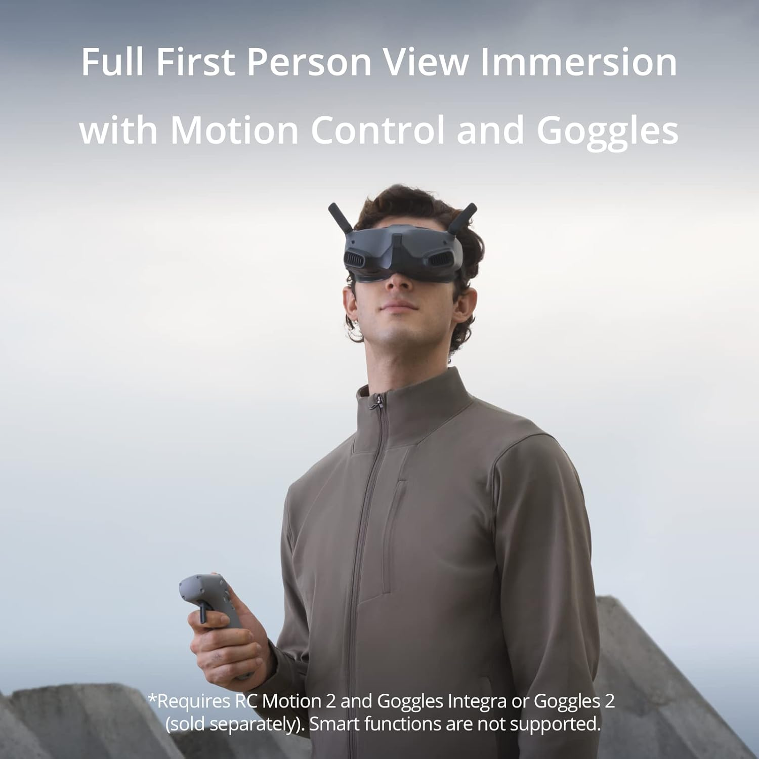 Full First Person View Immersion
with Motion Control and Goggles