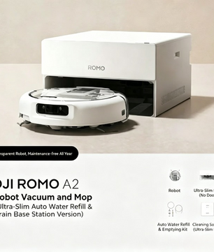 DJI ROMO 2 Robot Vacuum and Mop