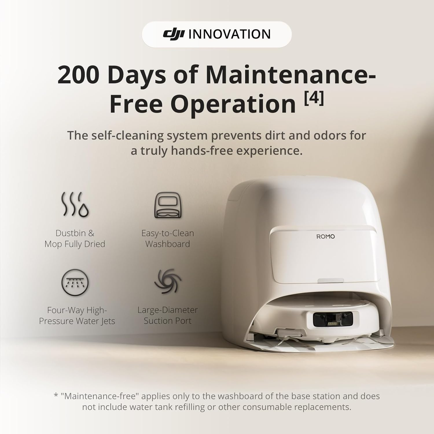 DJI ROMO Robot Vacuum Cleaner