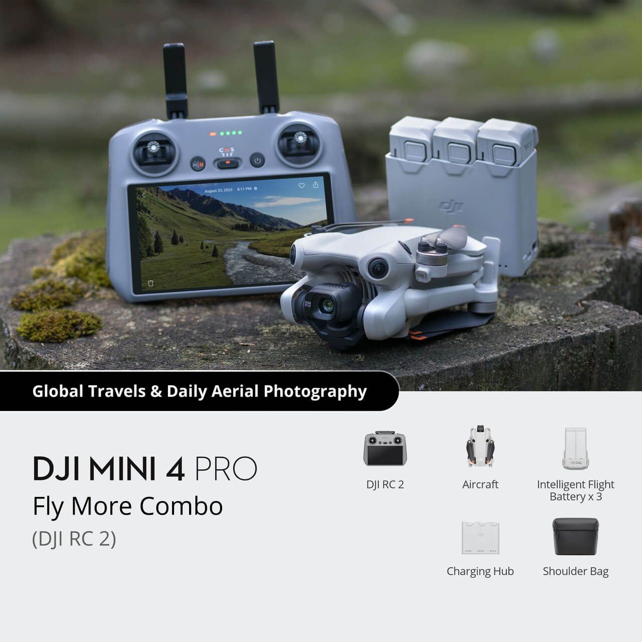 DJI MINI 4 PRC
Fly More Combo
(DJI RC 2)