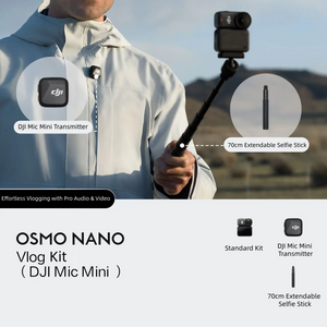 Osmo Nano Vlog Kit (DJI Mic Mini Transmitter Carbon Black)