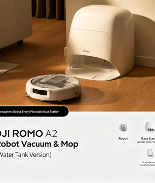DJI ROMO 2 Robot Vacuum and Mop