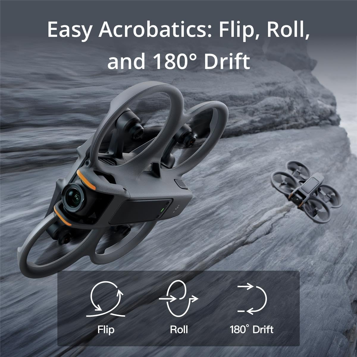 Easy Acrobatics: Flip, Roll, and 180°Drift