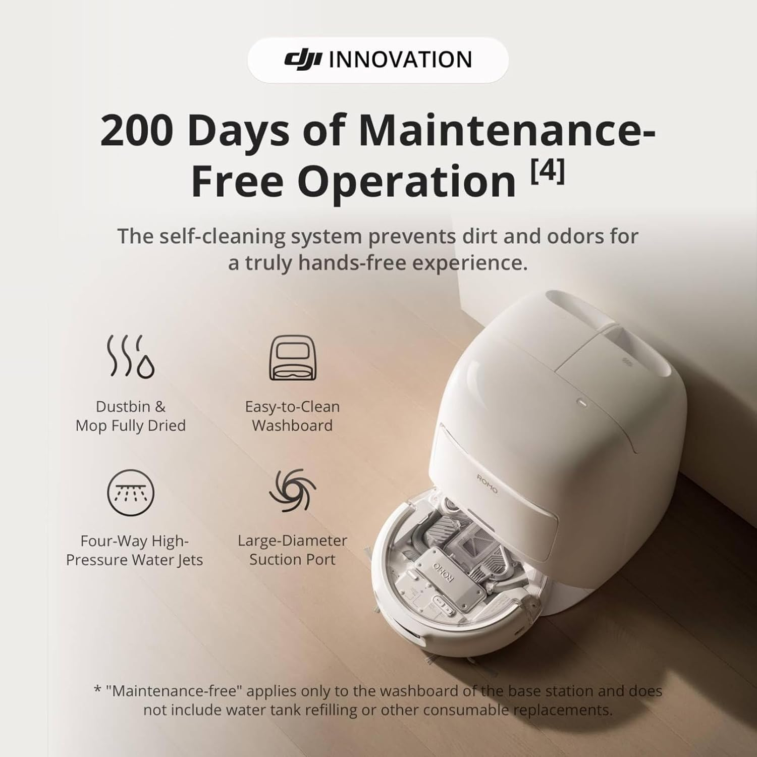 DJI ROMO Robot Vacuum Cleaner