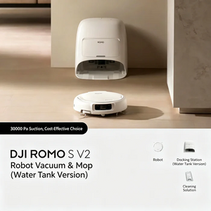 DJI ROMO S V2 Robot Vacuum and Mop (Water Tank Version)
