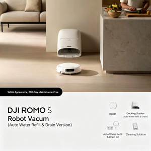 DJI ROMO S Robot Vacuum (Auto Water Refill & Drain Version)